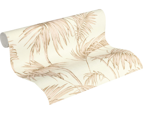 Role tapety se vzorem palmových listů