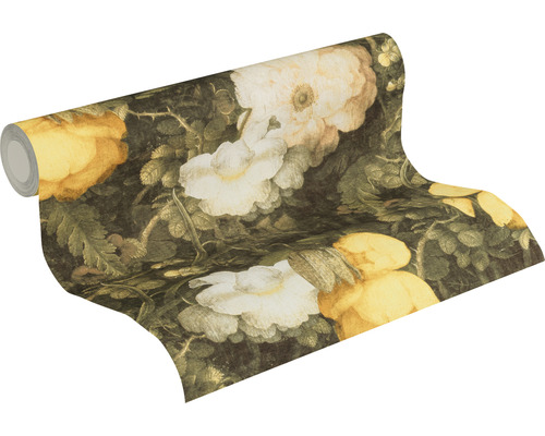 Role tapety s květinovým vzorem