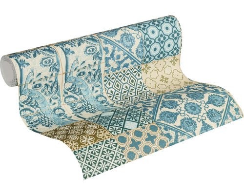 Role tapety se vzorem dlaždic