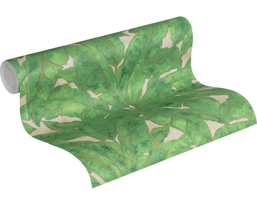 Role tapety s listovým vzorem