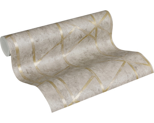 Role tapety s geometrickým vzorem