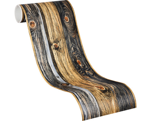 Role tapety se vzhledem dřeva