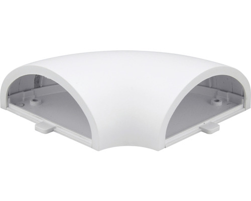 Rohový díl pro vedení kabelů z plastu