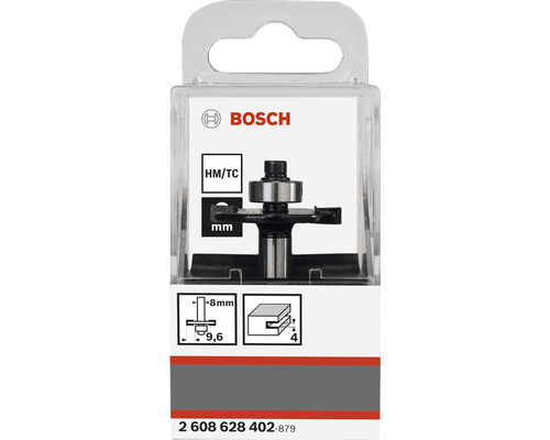 Drážkovací fréza Bosch v balení s průměrem stopky 8 milimetrů