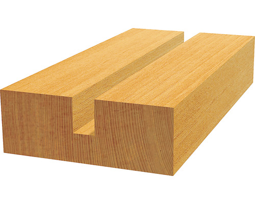 Dřevěný profil s drážkou