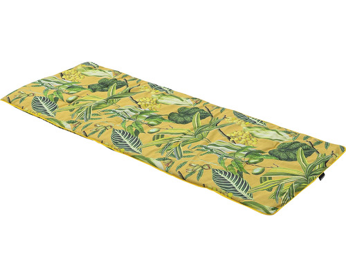 Podsedák na zahradní lavici s květinovým vzorem