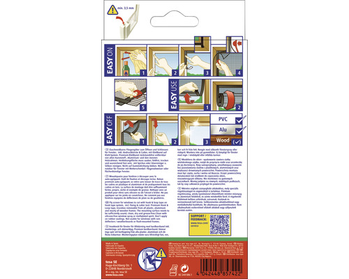 Návod k montáži a demontáži systému sítí proti hmyzu