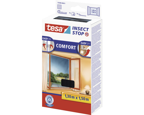Tesa Insect Stop Comfort síť proti hmyzu 1,30 metru krát 1,50 metru balení