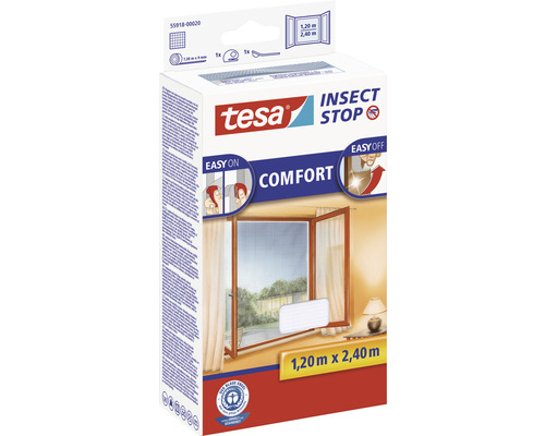 Tesa Insect Stop Comfort síť proti hmyzu 1,20 metru krát 2,40 metru balení