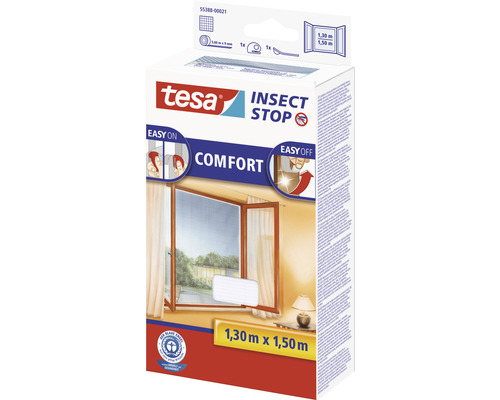 Balení Tesa Insect Stop Comfort, rozměr 1,30 metru krát 1,50 metru