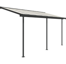 Pergola PALRAM Sierra 447 x 230 cm šedá
