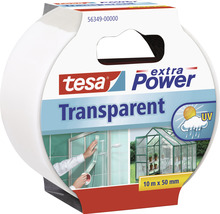 Opravná páska Extra Power Transparent, silně lepivá - průhledná 10 m x 50 mm