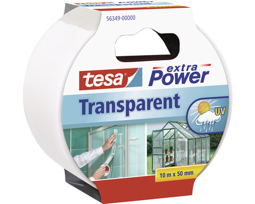 Opravná páska Extra Power Transparent, silně lepivá - průhledná 10m x 55mm