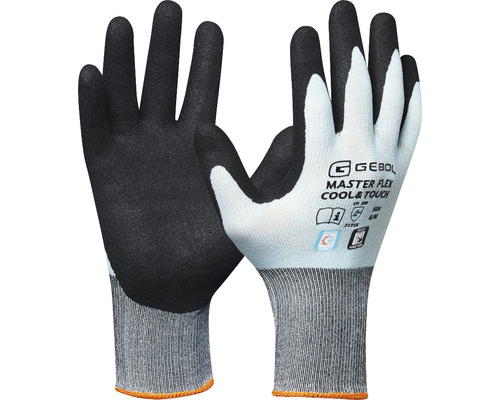 Pracovní rukavice Master Flex Cool&Touch velikost 9, bílé-0