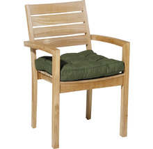 Dřevěná židle s područkami a sedákem