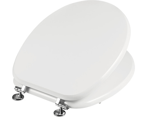 Záchodové prkénko z plastu s chromovými panty