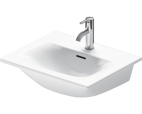 Umývátkona skříňku DURAVIT Viu sanitární keramika bílá 53 cm 23445300001