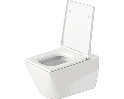 Závěsné WC s hlubokým splachováním s otevřeným splachovacím kruhem a WC sedátkem