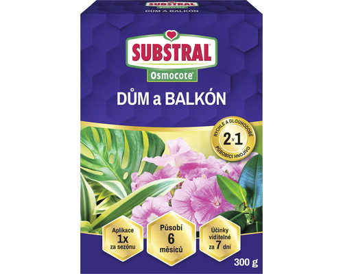 Hnojivo pro dům a balkón SUBSTRAL Osmocote 300 g