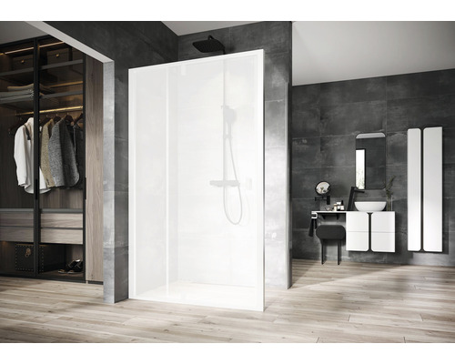 Sprchová zástěna pro sprchové dveře RAVAK Nexty 90 cm barva rámu stříbrná dekor skla čiré sklo