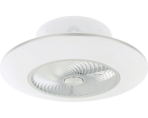 Stropní ventilátor Globo 03623 Kello s osvětlením LED 40W 1900lm 3000-6000K Ø 58cm stříbrno/bílé s dálkovým ovládáním