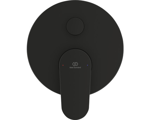 Podomítková sprchová baterie s pákou a kulatým krytem