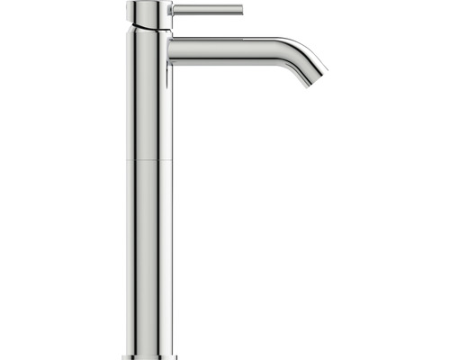 Vysoká umyvadlová baterie z kovu pro umyvadla na desku