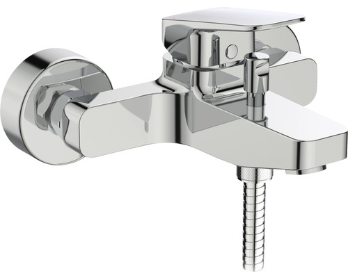 Vanová baterie se sprchovou hadicí pro montáž na stěnu