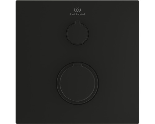 Logo Ideal Standard. Ovládací deska pro WC se dvěma tlačítky.