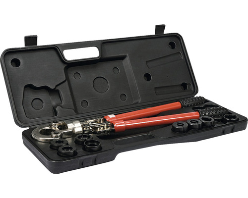 Sada lisovacích kleští v kufříku na nářadí