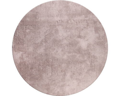 Dekorační koberec Shaggy Wellness Ø 160 cm růžový kulatý