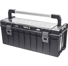 Box na nářadí s rukojetí a průhledným víkem