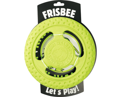Hračka pro psy Kiwi Walker frisbee létací a plovací z TPR pěny 22 cm zelená