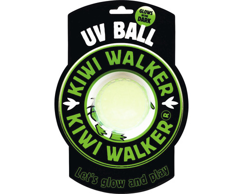 Hračka pro psy Kiwi Walker gumový svíticí plovací míček MAXI 6,5 cm