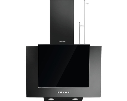 Digestoř z kovu a skla