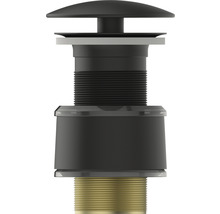 Umyvadlová zátka z kovu se závitem