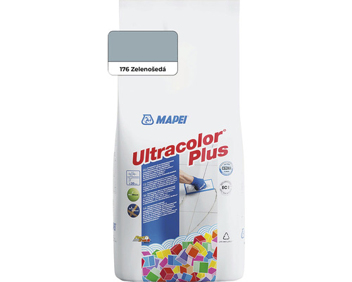 Spárovací hmota Mapei Ultracolor Plus 176 zelenošedá 2 kg