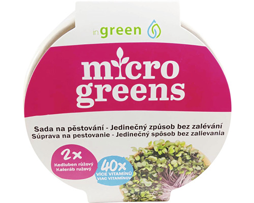 Microgreens pěstební set kedluben