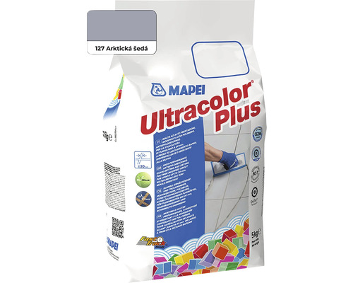Spárovací hmota Mapei Ultracolor Plus 127 arktická šedá 5 kg