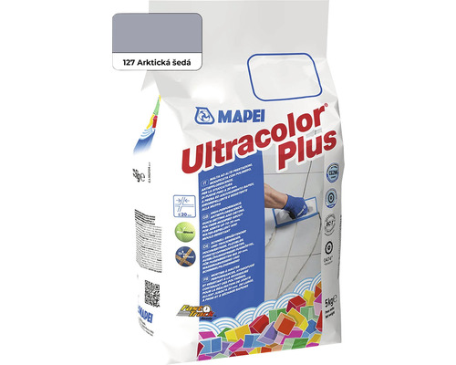 Spárovací hmota Mapei Ultracolor Plus 127 arktická šedá 5 kg Balení spárovací hmoty Mapei Ultracolor Plus