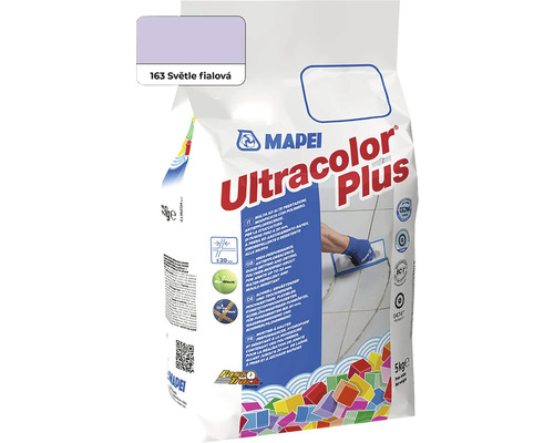 Spárovací hmota Mapei Ultracolor Plus 163 světle fialová 5 kg Mapei Ultracolor Plus spárovací hmota světle fialová