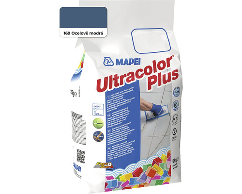 Spárovací hmota Mapei Ultracolor Plus 169 ocelově modrá 5 kg