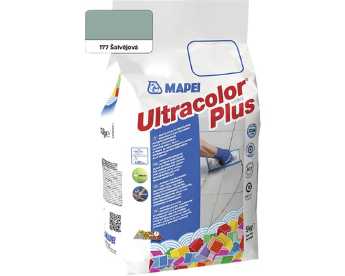 Spárovací hmota Mapei Ultracolor Plus 177 šalvějová 5 kg Balení spárovací hmoty Mapei Ultracolor Plus