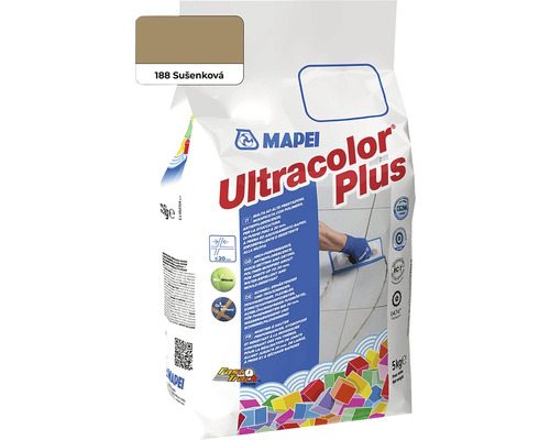 Spárovací hmota Mapei Ultracolor Plus 188 sušenková 5 kg Mapei Ultracolor Plus spárovací hmota 188 Sušenková