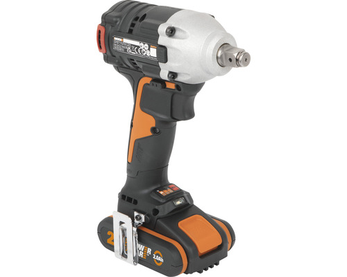 Akumulátorový rázový utahovák s 2.0 ampérhodinovou baterií