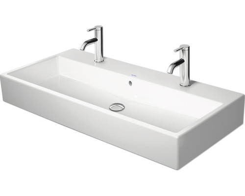 Dvojumyvadlo na skříňku DURAVIT Vero Air sanitární keramika bílá 100 cm 2350100024 Dvojumyvadlo na skříňku DURAVIT Vero Air sanitární keramika bílá 100 cm 2350100024