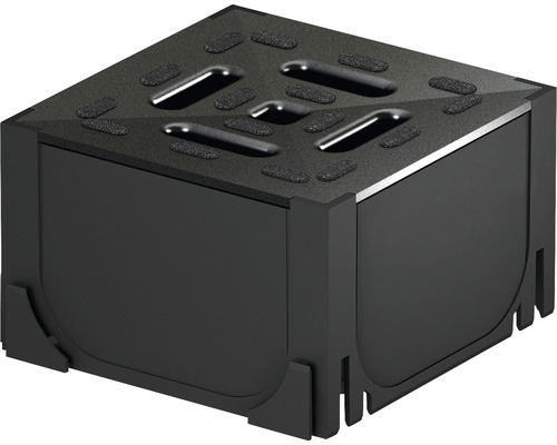 Černá patka zařízení pro montáž