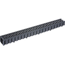 Plastový odvodňovací žlab s mřížkou