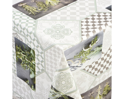 Ubrus s motivem bylin a různými vzory