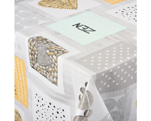 Obrus se vzory kamene a zen